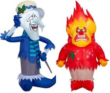 PRESALE 3.5 FT HEAT & SNOW MISER BROTHERS YEAR WITHOUT SANTA CLAUS INFLATABLE picture