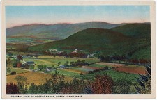 1918-21 North Adams Massachusetts MA Postcard General View of Hoosac Range Homes picture