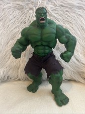 2003 ToyBiz Marvel -Raging Hulk - Poseable 13” Rotocast Motion Picture Figure picture