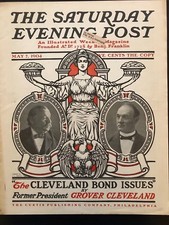Illustrated Saturday Evening Post May 7th, 1904 J. J. Gould Victorian Cover  Art picture
