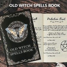 Old Witch Spells Book Essential Tool for Witches & Wizard Beginners pin picture