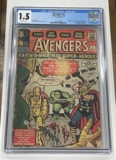 AVENGERS #1 1963 CGC 1.5 ORIGIN & 1ST APPEARANCE OF AVENGERS MEGA KEY picture