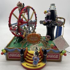 1994 Enesco Coca-Cola A Thirst For Fun Multi-Action Illuminated Deluxe Musical picture