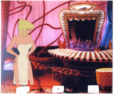 COOL WORLD ANIMATION ART: ORIGINAL BAKSHI PRODUCTION CEL + Free Autograph picture