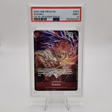 2025 ONE PIECE CHAMPIONSHIP 2025-26 EVENT PACK #083 SHANKS PSA 9 picture