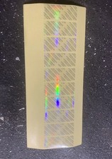 40 Blank AUTHENTIC AUTOGRAPH HOLOGRAPHIC LABELS STICKERS SPORTS Cards Custom picture