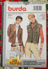 BURDA 3109 Sewing pattern SIZES 8-18 JACKET VEST  Uncut picture