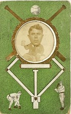 RPPC Rose Company Baseball Studio Caricature Advertising Card Photo Postcard C33 picture