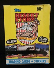 (1) 1991 Topps Desert Storm Victory Series Trading Cards Box From Sealed Case picture