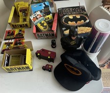 Entire Lot of Asst 1989 Batman Movie Opened Trading Cards and Collectibles picture