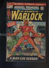 Marvel Premiere #1 1972 1st Adam Warlock Soul Gem Bronze Age KEY GD Gil Kane picture