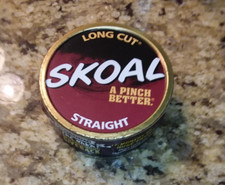 Vintage Skoal Can December 19 2009 Pre Warning Lid Skoal Straight Long Cut picture