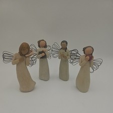 Willow Tree Angel Figurines - Susan Lordi Demdaco - Lot Of 4 -   picture