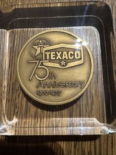 Vintage TEXACO 75TH ANNIVERSARY 1902-1977  paperweight picture