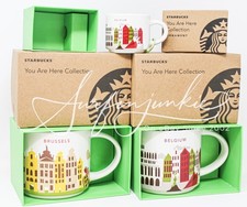 Starbucks Brussels Ceramic Coffee Cup Mug Demi Ornament 2025 New 3p You Are Here picture