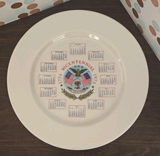 Vintage 1776-1976 Bicentennial Commemorative Plate, Colonial, Semiquincentennial picture