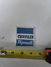 VINTAGE ORIGINAL 1950/60'S EMBROIDERED PLYMOUTH JACKET PATCH  2.5