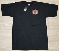 Harley Davidson Shirt Honolulu Hawaii Mens Sz Large Cycle City Black NWT  Emblem picture