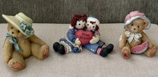 Enesco Lot Of 3 Figures Cherished Teddies Christy Julie Raggedy Ann True Friends picture