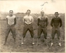 LG77 1926 Original Photo COLLEGE FOOTBALL STARS LEFTY DUNCAN BUSTER MEREDITH picture