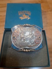 VAQUERO WTRA RESERVE 2015 A LEAGUE RODEO TROPHY BUCKLE, WEST TEXAS RODEO ASSN picture