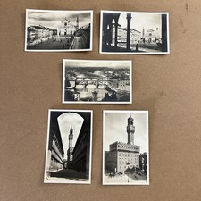 Vintage FotoFam RPPC Firenze (Florence) Postcards Lot of 5 picture
