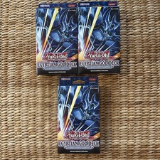 3x Yu-Gi-Oh TCG: Egyptian God Deck: Obelisk the Tormentor First Edition Bundle picture