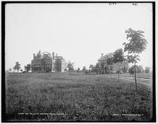 Photo:Lincoln Illinois 1890s Odd Fellows Orphans Home buildings picture