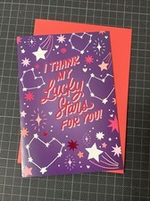Hallmark I Thank My Lucky Star For You Boyfriend/Girlfriend Valentine Day Card picture