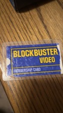 Rare Vintage 90’s Unique Blockbuster Membership Card VHS DVD History picture