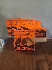 Vintage lot of 5 from the 40's unused Nesbitts Orange Soda carrier  picture