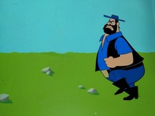 POPYE  Animation Cel The Sailor Man Production Art Vtg cartoons BRUTUS 1960's I7 picture