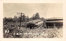 J29/ New York RPPC Postcard c1910 CNW.Railroad Wreck Disaster Passengers 116 picture