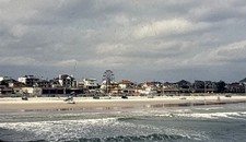 Orig 1957 Kodachrome Slide Daytona beach Florida Waterfront B85 picture