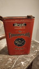 RARE 1925 Carigas Gas Can Commonwealth Bank Baltimore Maryland Howard At Madison picture