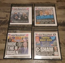 2019 Oct 3, Nov 29 TRUMP THANKSGIVING,, 2020 Feb 6,  Three New York Post New picture