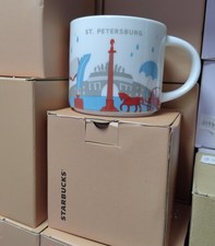 Starbucks St. Petersburg“You Are Here Series” Ceramic City Mug 14oz Souvenir Cup picture