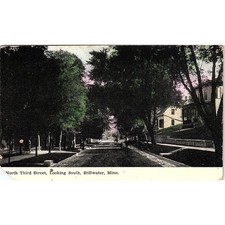 c1910 North 3rd Street Looking South - Stillwater MN Antique Postcard AG2-M16 picture