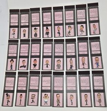 Hollywood Stars Caricatures Matchbook Covers Complete set of 24 picture