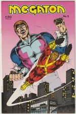 Megaton #5 FN+ 6.5 1st Interior Art by Rob Liefeld Megaton Publishing 1986 picture