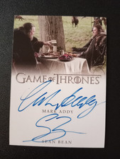 2017 Rittenhouse Game Of Thrones Mark Addy Sean Bean Full Bleed Autograph Auto picture