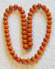 Vintage 105,2 grs NecklaceAmber  Bakelite  Butterscotch  52  Beads picture