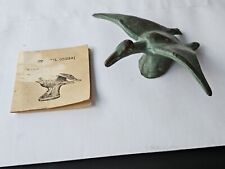 Vintage1947  SRG Pterodactyl Bronze Figure Prehistoric Collectible Rare 1947 picture