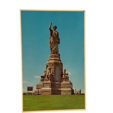 National Monument to the Forefathers Plymouth MA Vintage Postcard Bromley Co picture