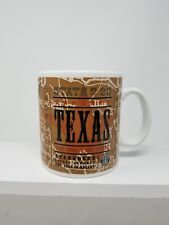 TEXAS Starbucks State No 28 Mug Everything Bigger 18oz Facts 2000 Vintage picture