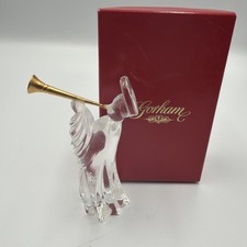 Gorham Bleikristall Nativity Angel with Trumpet 4