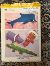 Vintage SIMPLICITY Sewing Pattern  5778 Factory Folded  Animals picture