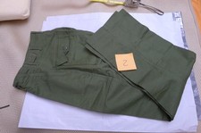 NOS 60s OG-107 8.5 oz Sateen Pants Military US Army Vietnam War Unissued Small-2 picture