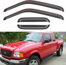 in-Channel Window Visors Rain Guards Shield for 1999-2011 Ford Ranger SuperCa... picture