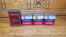 Vintage A Schilling & Co of San Francisco Spice Tin Full  Cloves 2 ozs picture